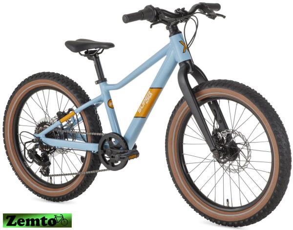 MTB Mountainbike 20 Zoll, Xplore, 7 Gang, Scheibenbremsen, blau